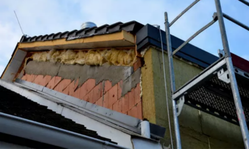 Energetische Sanierung der Fassade