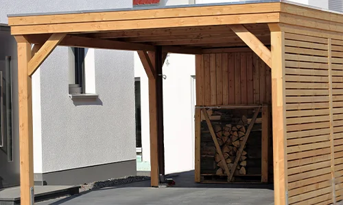 Warum ein Carport aus Holz