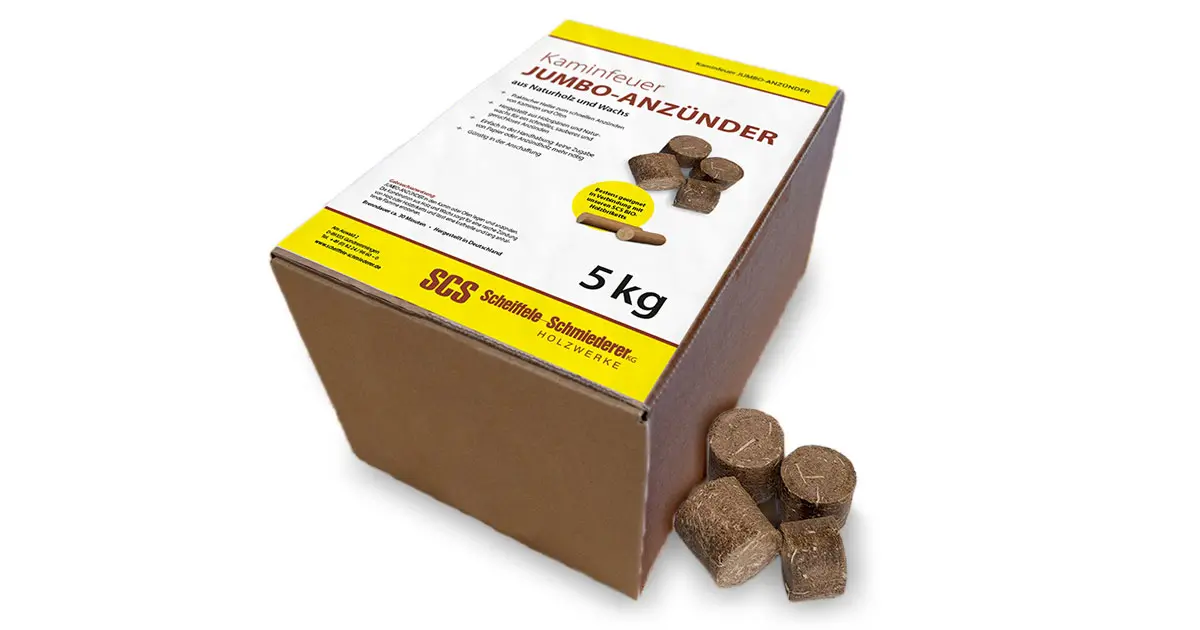 Kaminfeuer Jumbo-Anzünder