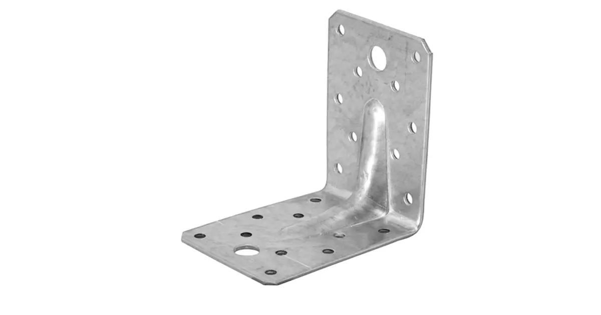 Winkelverbinder mit Rippe