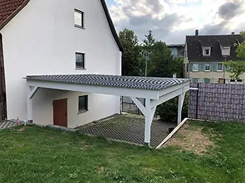 Carport aus BSH und KVH