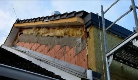 Energetische Sanierung einer Fassade