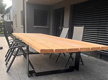 Terrassentisch aus KVH Lärche