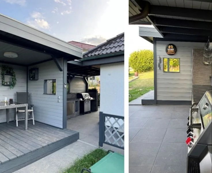 Überdachung für Outdoorküche 