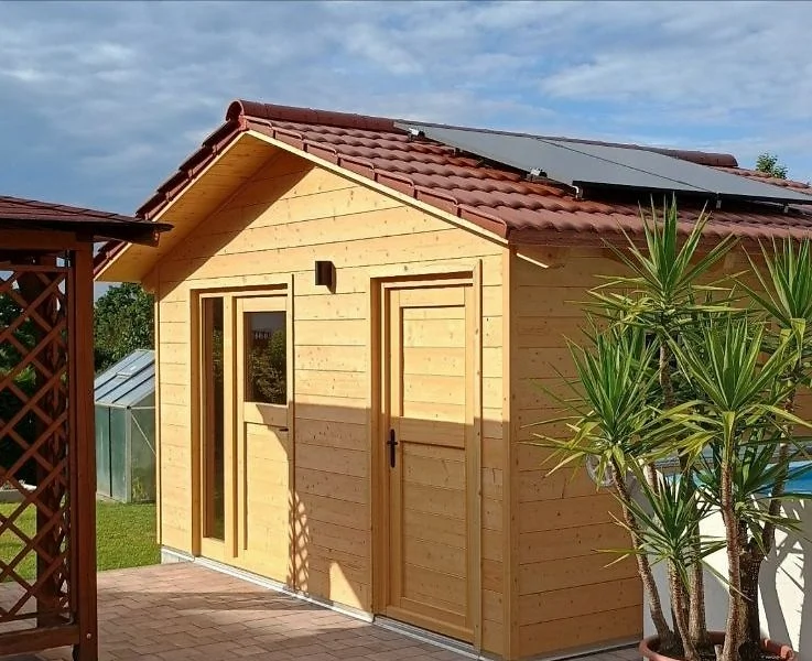 Hütte aus KVH & NF-Fasebrettern