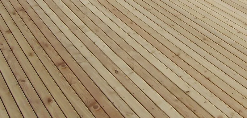 Terrasse aus sibirischer Lärche