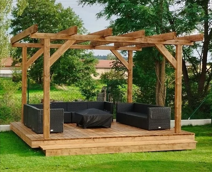 Pergola aus KVH Fichte