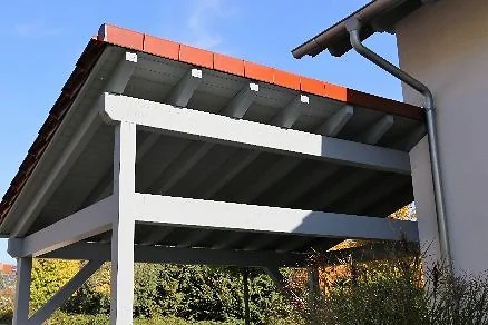 Carport mit Pultdach