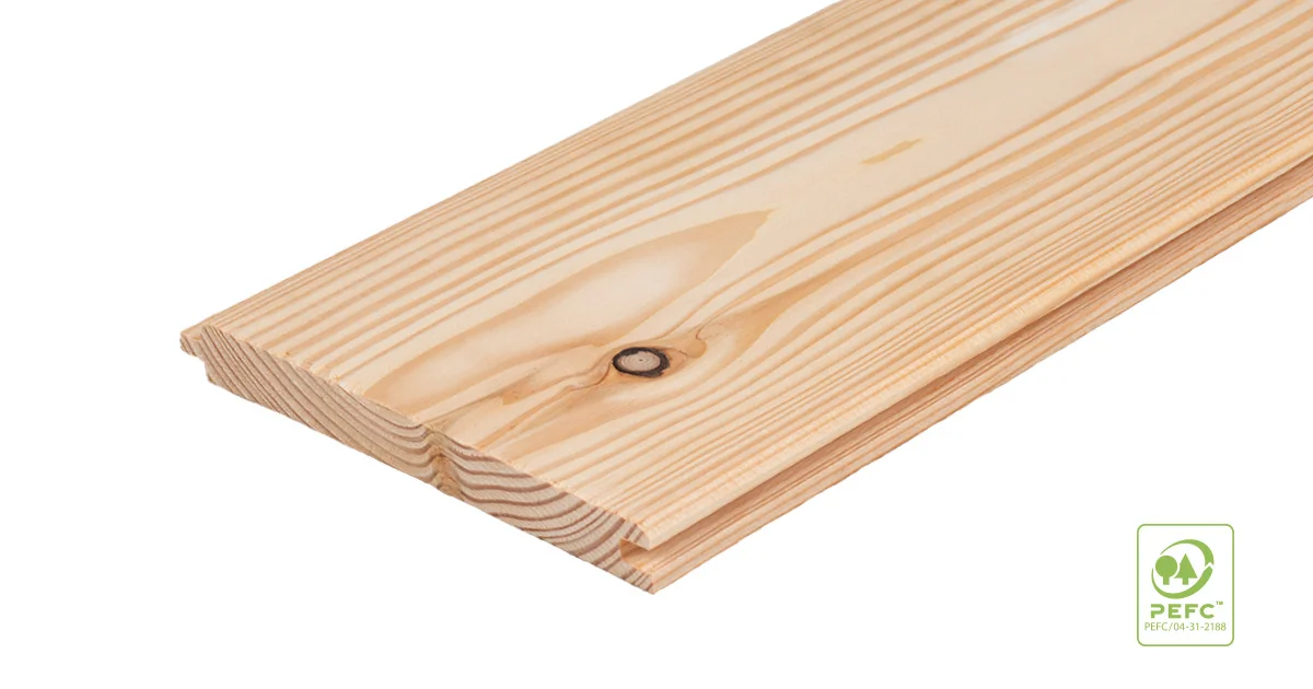 Fasebrett heim. Lärche