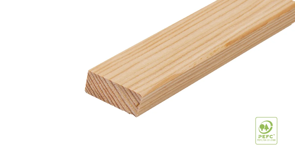 Rhombusleisten heim. Lärche