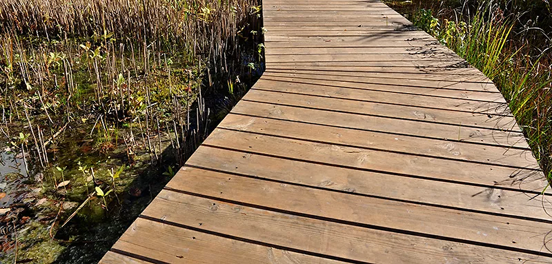 Terrasse aus Gebirgslärche